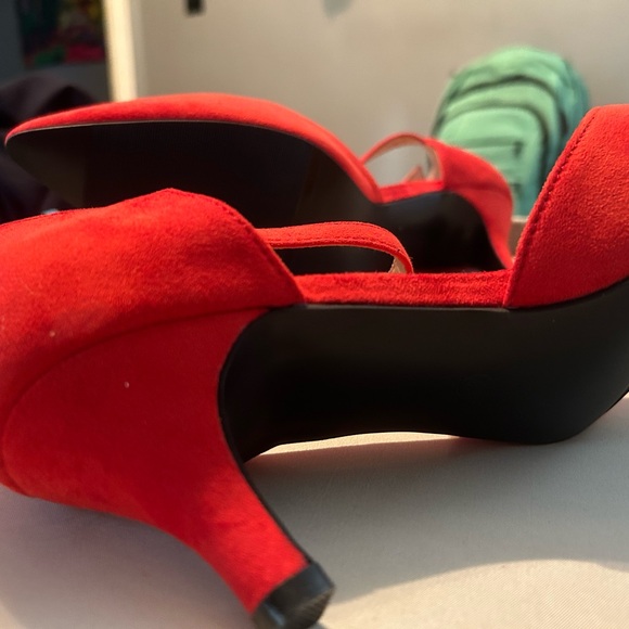 Women’s Peijely sling back low kitten heels closed toed pump work shoes Size 9 - Picture 8 of 8